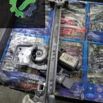 400585R Peugeot 307 sağ arka cam krikosu ve motoru
