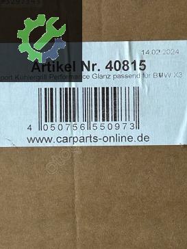 4050756550973 BMW X3 G01 X4 G02 ÖN PANJUR BÖBREK