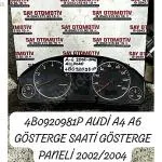 4B0920981P AUDİ A4 A6 GÖSTERGE SAATİ GÖSTERGE PANELİ 2002/2004