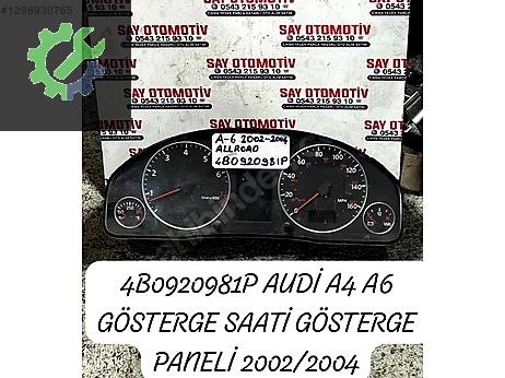 Audi A6 Gösterge Paneli çıkma parça
