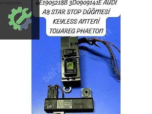 4E1905218B 3D0909141E AUDİ A8 STAR STOP DÜĞMESİ KEYLESS ANTENİ