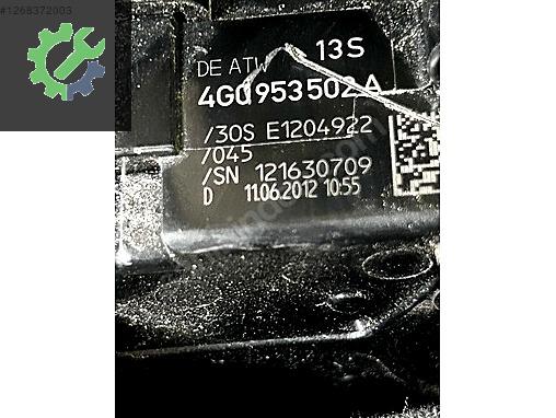 4G0953502A AUDİ A6 A7 SİNYAL KOLU AİRBAG SARGISI 4G0953586A