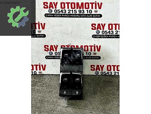 4G0959851 AUDİ Q3 A6 A7 DÖRTLÜ NİKALAJLİ CAM DÜĞMESİ ORJ ÇIKMA
