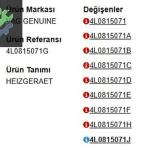 4L0815071D AUDİ Q7 ORJ ÇIKMA WEBASTO