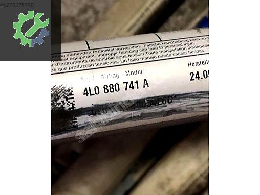 4L0880741A AUDİ Q7 SAĞ SOL TAVAN AİRBAG