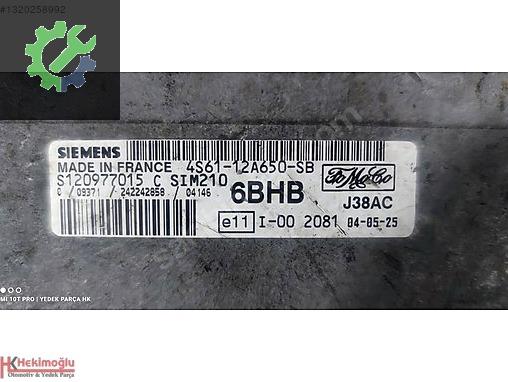Ford Fiesta Beyin 12A650 çıkma parça