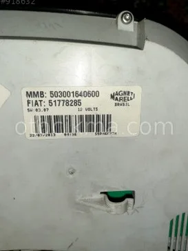 Fiat Linea Gösterge Paneli 51778285 çıkma parça
