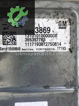 Opel Astra Motor Beyni 55503869 çıkma parça