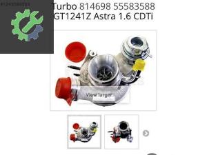 55583588 814698 OPEL ASTRA 1.6DTCİ 110 115BG GM TURBO GARRETT