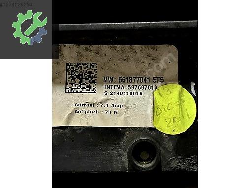 561877041 5T5 PASSAT B7 SANRUF KOMPLE 561959591 SUNROOF MOTORU