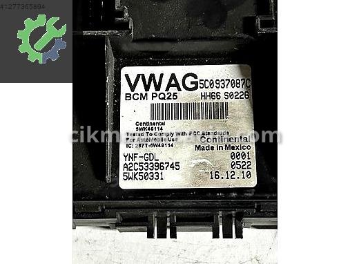 Volkswagen Jetta BCM Beyni 5C0937087E çıkma parça
