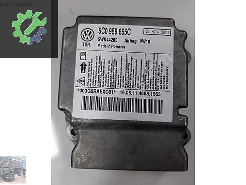 5C0959655C Volkswagen Caddy Airbag Beyni (2011/2015)