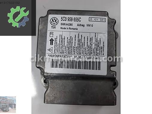 Volkswagen Golf Airbag Beyni 5C0959655C çıkma parça