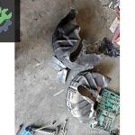 5C6810971 5C6810972 2012 sonrası Jetta arka orjinal davlumbazlar