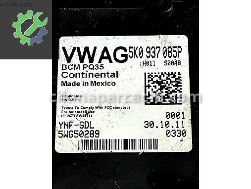 Volkswagen Passat BCM Beyni 5K0937085P çıkma parça