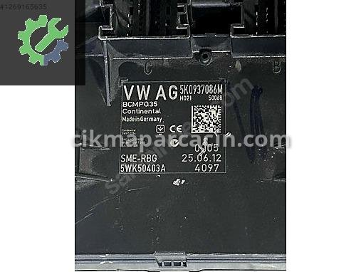 Volkswagen Golf BCM Beyni 5K0937086M çıkma parça