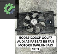5Q0121203CP GOLF7 AUDİ A3 PASSAT B8 FAN MOTORU DAVLUNBAZI SETI