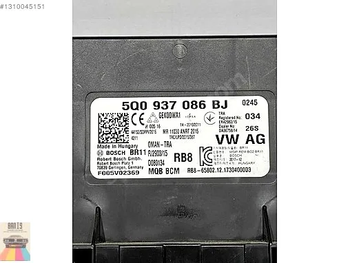 Volkswagen Passat Konfor Beyni 5Q0937086BJ çıkma parça
