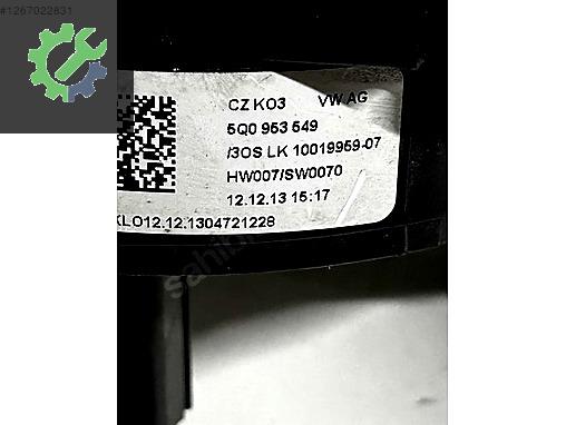 5Q0953549 GOLF 7 SOKDA OCTAVİA AİRBAG SARGISI