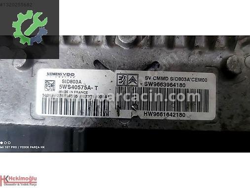 Peugeot 607 Motor Beyni 5WS40575A-T çıkma parça