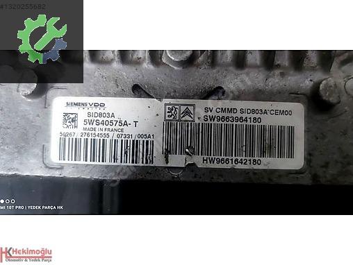 Peugeot 607 Beyin 5WS40575A-T çıkma parça