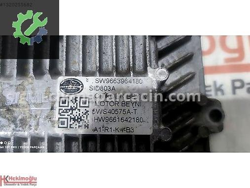 Peugeot 607 Motor Beyni 5WS40575A-T çıkma parça