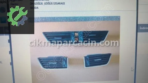 Skoda Octavia Havalandırma Izgaraları çıkma parça