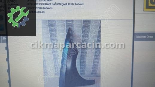 Seat Leon Sağ Ön Çamurluk çıkma parça
