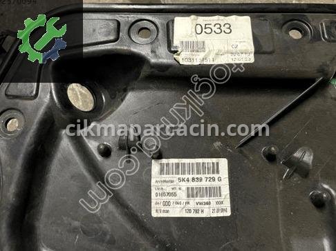 Volkswagen Golf Cam Krikosu 5K4839729G çıkma parça