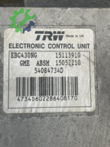 Saab 9-3 Çıkma Airbag Beyni 54084734