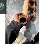 602 motor beş silindir dizel egzoz manifoldu