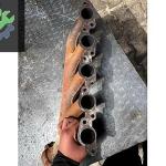 602 motor beş silindir dizel egzoz manifoldu