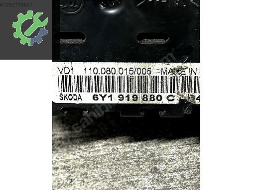 Skoda Fabia Gösterge Çıkma Parça Kayseri