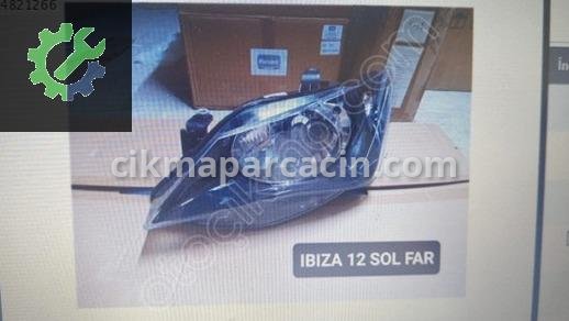Seat Ibiza Sol Ön Far çıkma parça