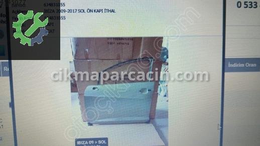 Seat Ibiza Sol Ön Kapı çıkma parça