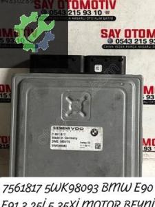 7561817 5WK98093 BMW E90 E91 3.25İ 5.35Xİ MOTOR BEYNİ