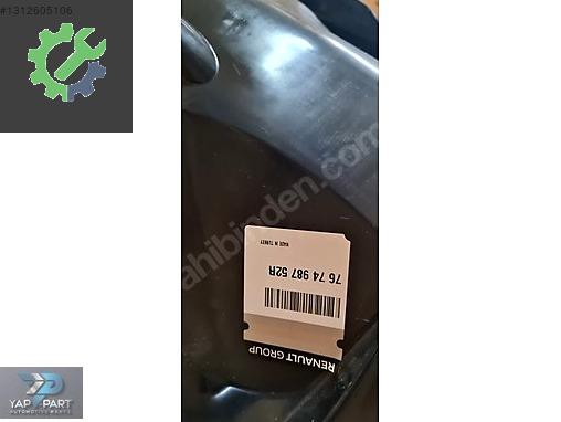 Renault Clio Bakalit 767498752R çıkma parça