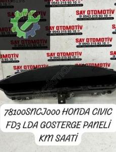 78100SNCJ000 HONDA CIVIC FD3 LDA GÖSTERGE PANELİ KM SAATİ