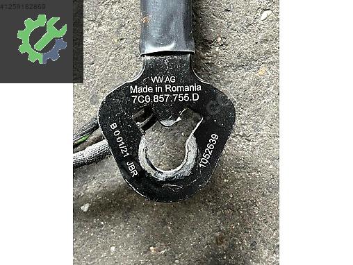 7C0857755D CRAFTER MAN TGE ŞOFÖR KOLTUK EMNİYET KEMERİ İKAZLİ