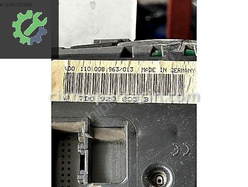 Volkswagen Transporter Gösterge Paneli 7D0920803B çıkma parça