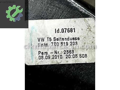 Volkswagen Transporter Panjur 7E0819203 çıkma parça
