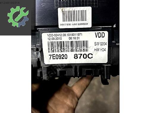 Volkswagen Caravelle Gösterge Paneli Çıkma Parça Kayseri