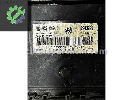 Volkswagen Transporter BCM Beyni 7H0937049K çıkma parça
