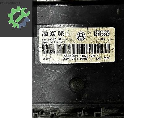 7H0937049K CARAVELLA TRANSPORTER T5 BCM SAM CONFORBEYNİ
