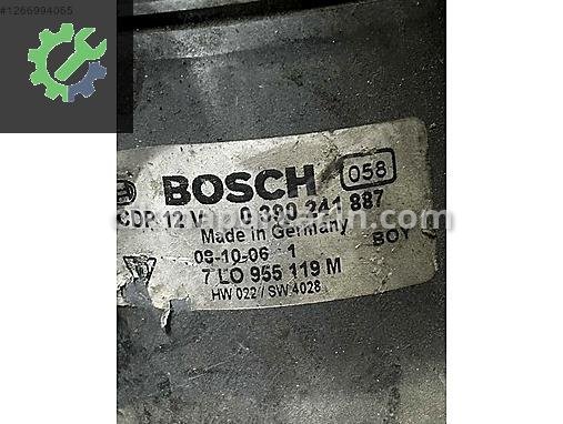 Volkswagen Touareg Silecek Motoru 7L0955119K çıkma parça