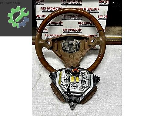 7L5880201DF PORSCHE CAYENNE DİREKSİYON SİMİDİ AİRBAG TUŞ TAKIMI