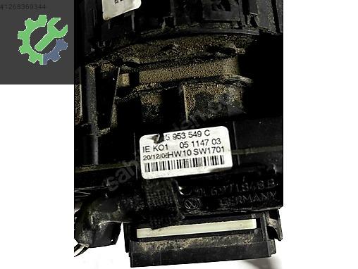 7L5953549C PORSCHE CAYENNE SİNYAL KOLU AİRBAG SARGISI 7L5953541D