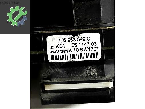 7L5953549C TOUAREG PORSCHE CAYENNE SİNYAL KOLU