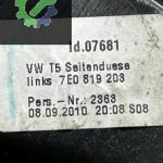 7E0819203 TRANSPORTER KALORİFER IZGARASI SAĞ SOL KLİMA MENFEZİ