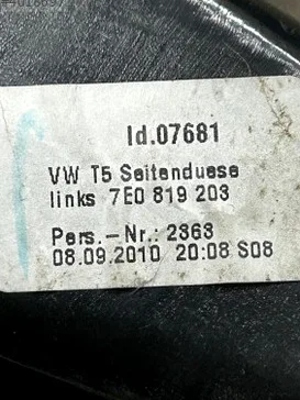 Volkswagen Transporter Kalorifer Izgarası 7E0819203 çıkma parça